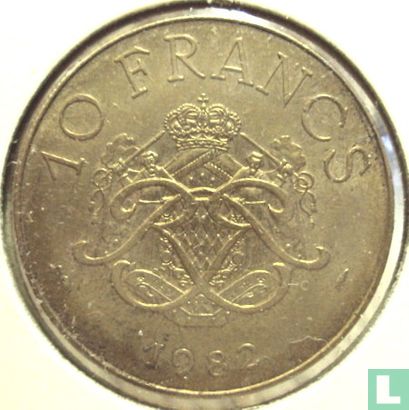Monaco 10 francs 1982 - Afbeelding 1