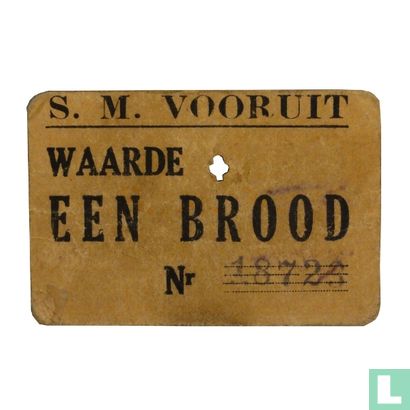 Waarde EEN BROOD, S.M. VOORUIT (bruin)