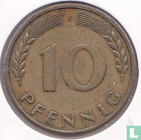 Allemagne 10 pfennig 1968 (J) - Image 2