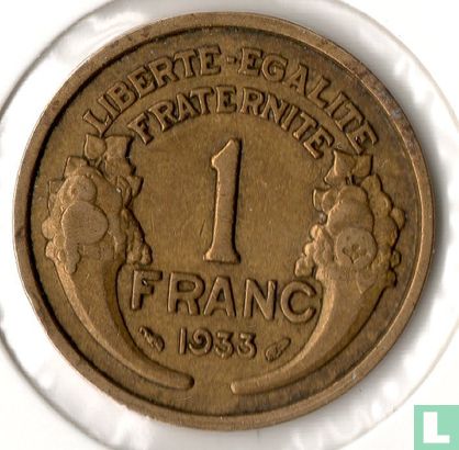 Frankrijk 1 franc 1933 - Afbeelding 1