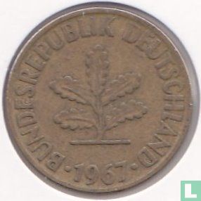 Allemagne 10 pfennig 1967 (D) - Image 1
