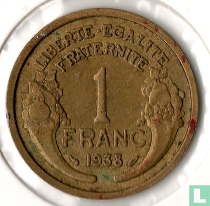 France 1 franc 1938 - Image 1