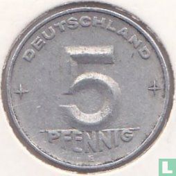 DDR 5 Pfennig 1953 (E) - Bild 2