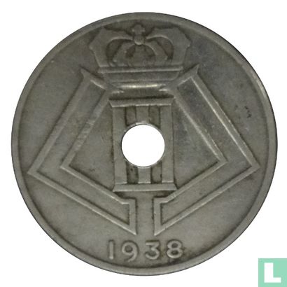 Belgium 25 centimes 1938 (FRA-NLD) - Image 1