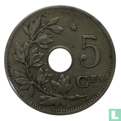 België 5 centimes 1930 (type 2) - Afbeelding 2