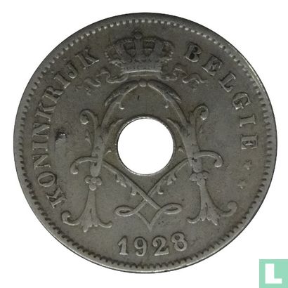 Belgium 10 centimes 1928 (NLD) - Image 1