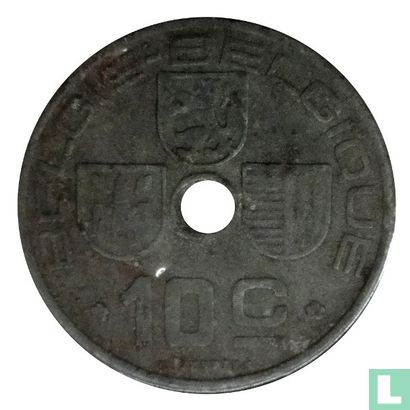 Belgique 10 centimes 1941 (NLD-FRA) - Image 2