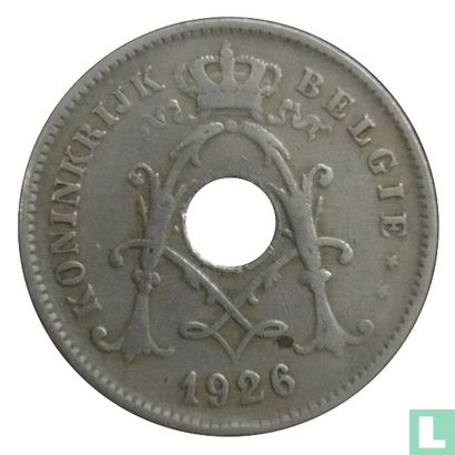 Belgium 10 centimes 1926 (NLD) - Image 1