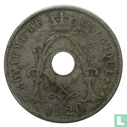 Belgique 25 centimes 1920 - Image 1