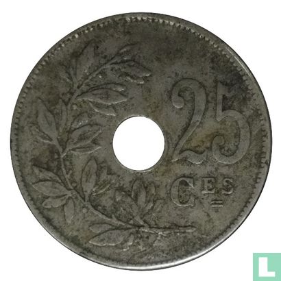 Belgique 25 centimes 1920 - Image 2