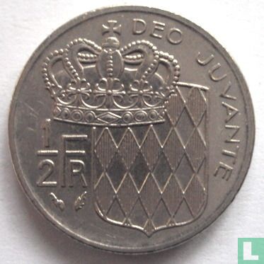 Monaco ½ franc 1979 - Image 2