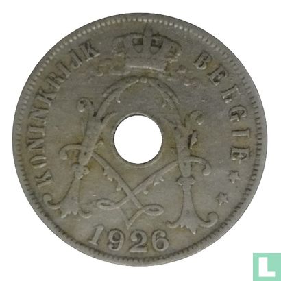 Belgium 25 centimes 1926 (NLD) - Image 1