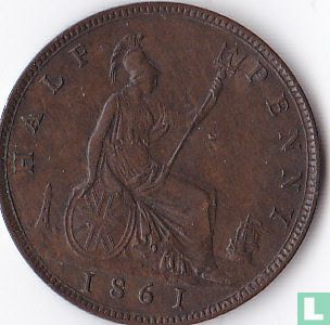 Vereinigtes Königreich ½ Pfenny 1861 - Bild 1