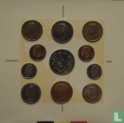 Belgium mint set 1995 "50 years End of World War II" - Image 3