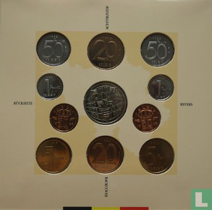 Belgium mint set 1995 "50 years End of World War II" - Image 2