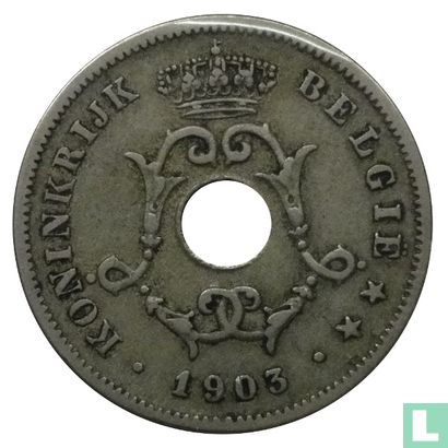 Belgien 10 Centime 1903 (NLD - kleines Jahr) - Bild 1