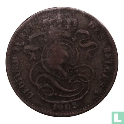 België 1 centime 1902 (FRA) - Afbeelding 1