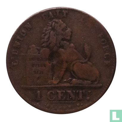 Belgique 1 centime 1902 (FRA) - Image 2