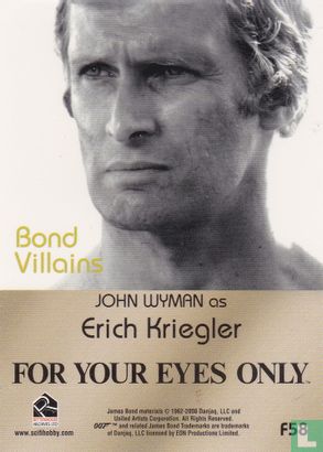 John Wyman as Erich Krieger - Afbeelding 2