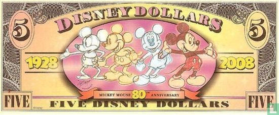 5 Disney Dollars 2008 - Afbeelding 2