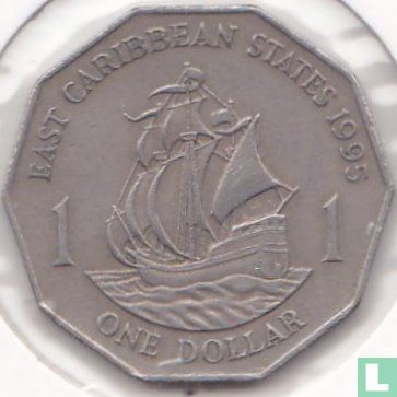 États des Caraïbes orientales 1 dollar 1995 - Image 1