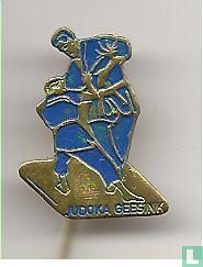 Judoka Geesink [blauw] 