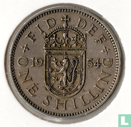Verenigd Koninkrijk 1 shilling 1954 (schots) - Afbeelding 1