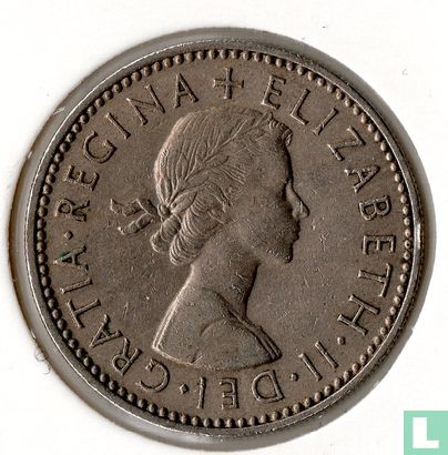 Verenigd Koninkrijk 1 shilling 1956 (engels) - Afbeelding 2