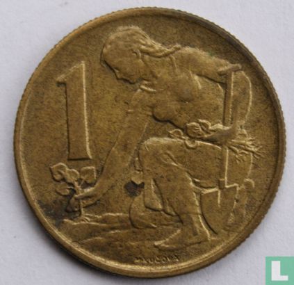 Czechoslovakia 1 koruna 1980 - Image 2