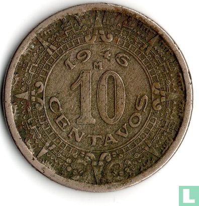 Mexique 10 centavos 1946 - Image 1