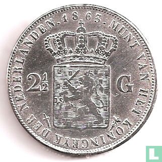 Niederlande 2½ Gulden 1863 - Bild 1
