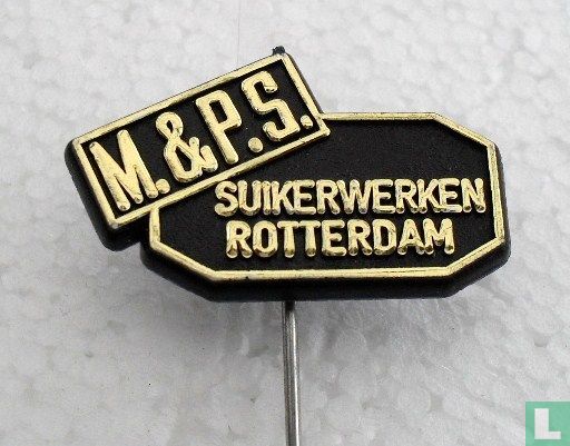 M. & P.S. Suikerwerken Rotterdam [or sur noir]