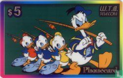 Donald Duck and his nephews