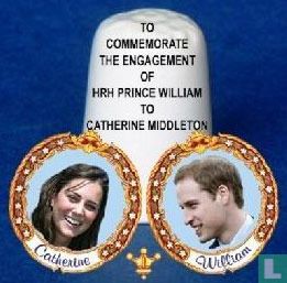 Vingerhoed verloving William & Kate