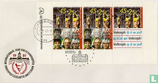 Campagne de timbres pour enfants Amsterdam