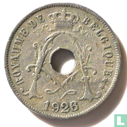Belgium 25 centimes 1926 (FRA) - Image 1