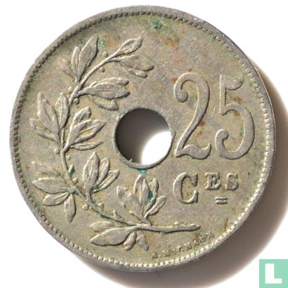 Belgium 25 centimes 1926 (FRA) - Image 2
