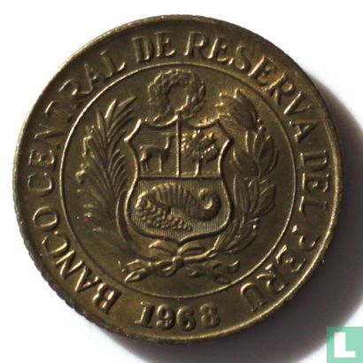 Peru 10 centavos 1968 - Afbeelding 1