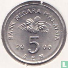 Malaisie 5 sen 2000 - Image 1