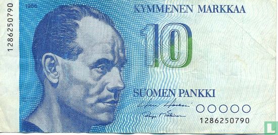 Finland 10 markkaa - Image 1