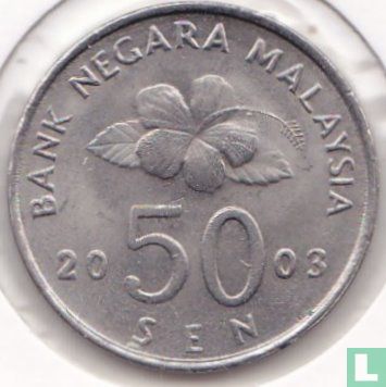Maleisië 50 sen 2003 - Afbeelding 1