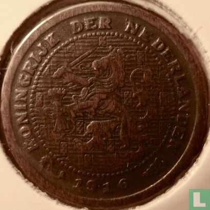 Netherlands ½ cent 1916 - Image 1