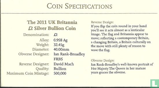 Verenigd Koninkrijk 2 pounds 2011 - Afbeelding 3