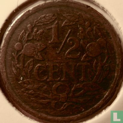 Nederland ½ cent 1917 - Afbeelding 2