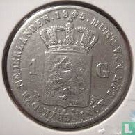 Nederland 1 gulden 1845 (type 2) - Afbeelding 1