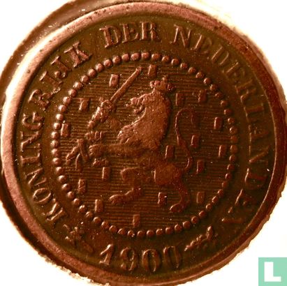 Nederland ½ cent 1900 - Afbeelding 1