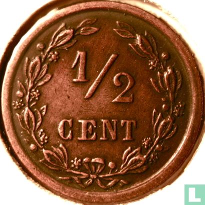 Pays-Bas ½ cent 1900 - Image 2