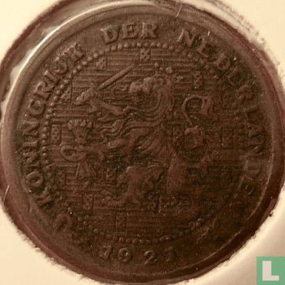 Nederland ½ cent 1921 - Afbeelding 1