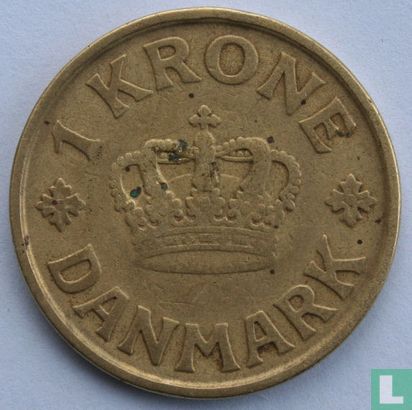 Denmark 1 krone 1925 - Image 2