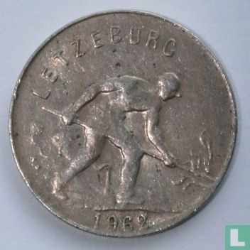 Luxembourg 1 franc 1962 - Image 1
